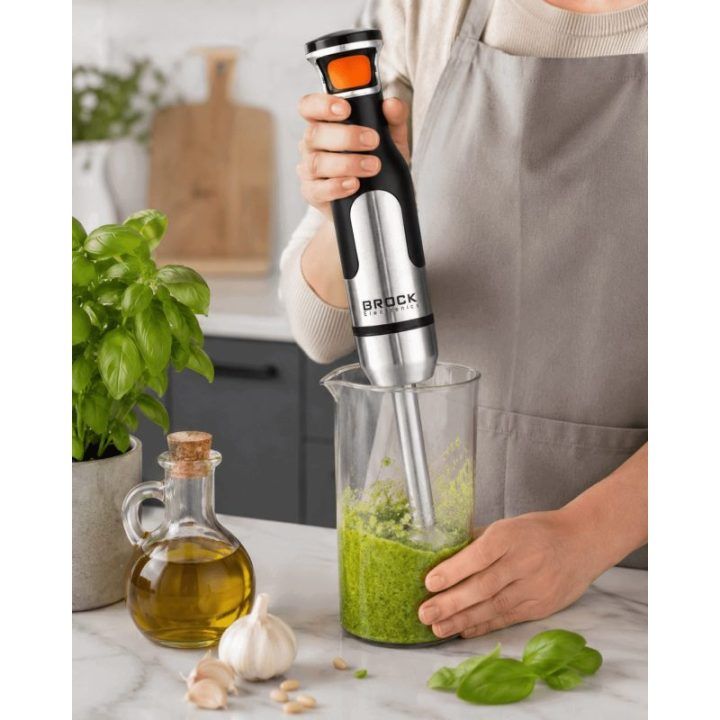 Brock HB 8001 S rankinis trintuvas 700 W, juodas / plieninis