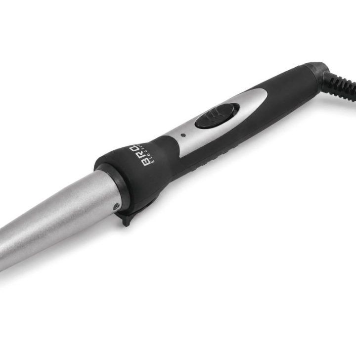 Brock HC 1325 BK kūginės garbanojimo žnyplės, juodos