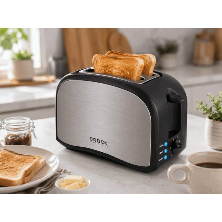 PAVADINIMAS: Brock BT 1003 SS skrudintuvas, 800 W, juodas / plieninis