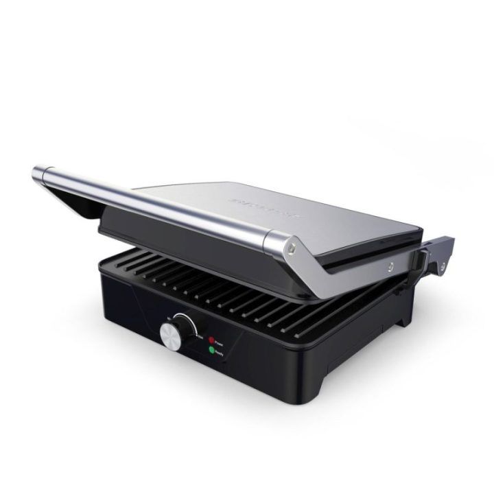 Brock HCG 5000 SS elektrinis grilis, 2000 W, juodas / plieno spalvos