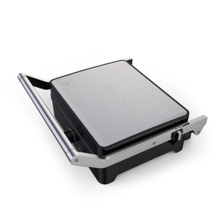 Brock HCG 5000 SS elektrinis grilis, 2000 W, juodas / plieno spalvos