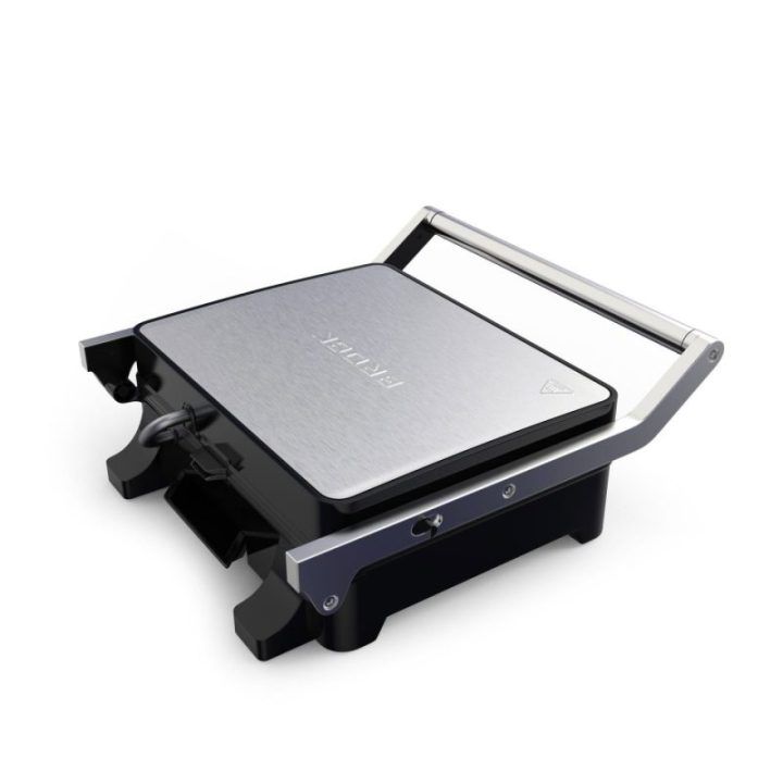 Brock HCG 5000 SS elektrinis grilis, 2000 W, juodas / plieno spalvos