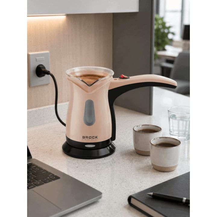 Brock ECP 106 turkiškos kavos aparatas, 0,5 l, 500 W, kreminis/juodas