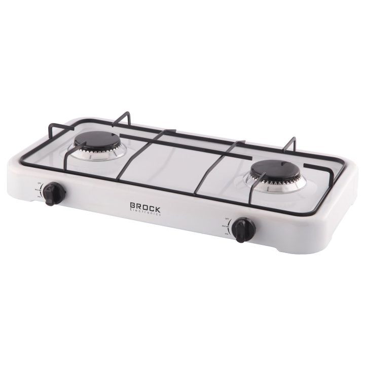 Brock GS 002 W dviejų degiklių dujinė viryklė