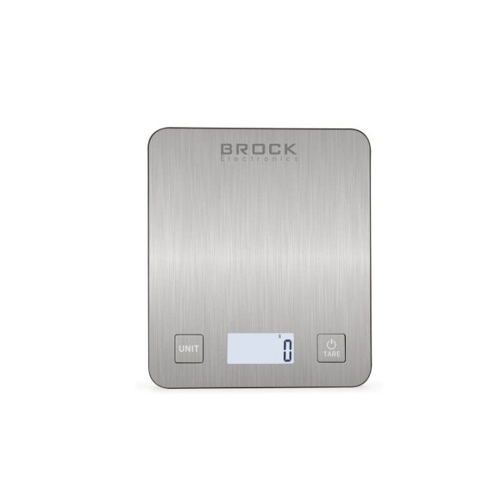 Brock SKS 1009 skaitmeninės virtuvinės svarstyklės su LED ekranu