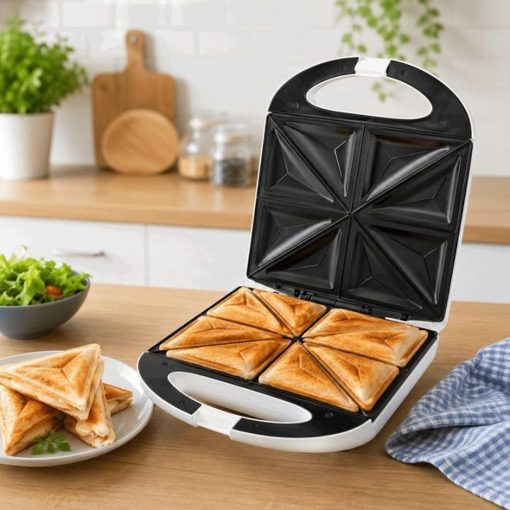 Brock SSM 3008 WH sumuštinių keptuvė XXL, 1400 W, balta