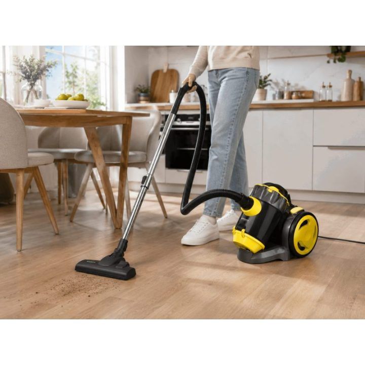 Brock BVC 8056 YT cikloninis dulkių siurblys be maišelio, 800 W, juodas/geltonas