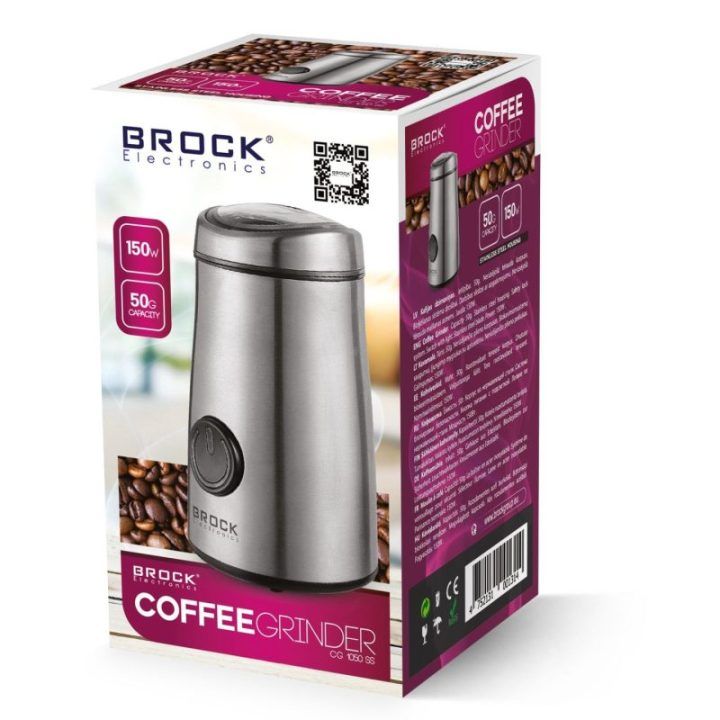 Brock CG 1050 SS kavamalė, 150 W, plieninė
