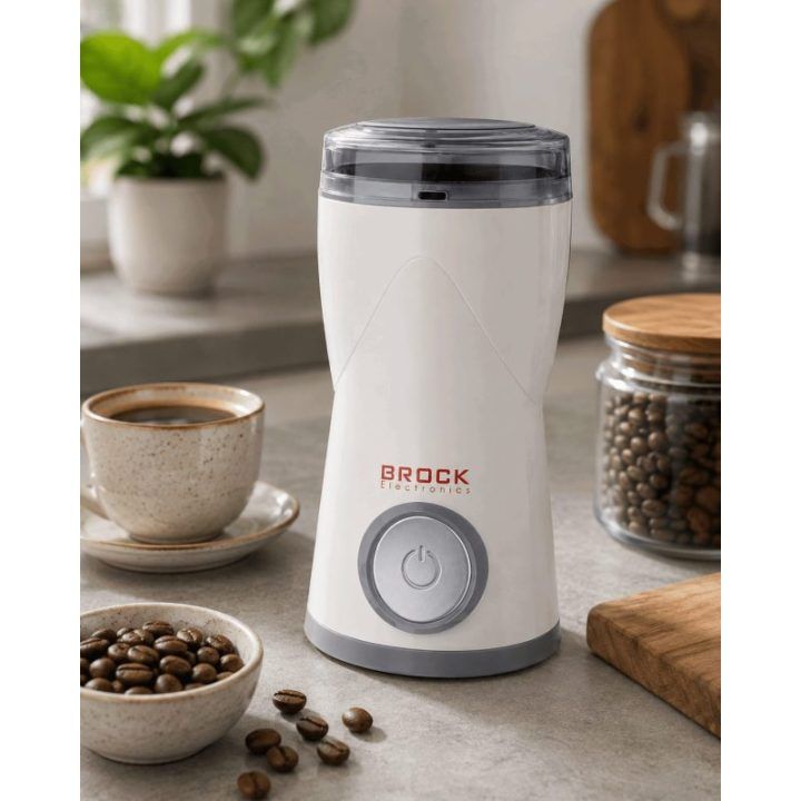 Brock CG 3050 WH kavos malūnėlis, baltas