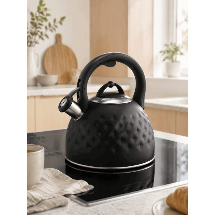 Brock La Cuisinette MWK 002 BK virdulys, 2,7 l, juodas / plienas