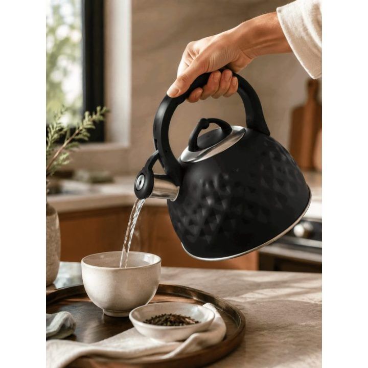 Brock La Cuisinette MWK 002 BK virdulys, 2,7 l, juodas / plienas