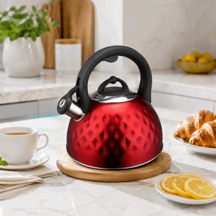 Brock La Cuisinette MWK 001 RD virdulys, 2,5 l, raudonas