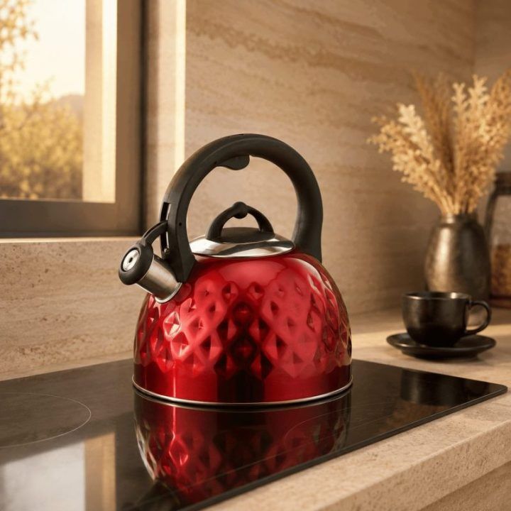 Brock La Cuisinette MWK 001 RD virdulys, 2,5 l, raudonas