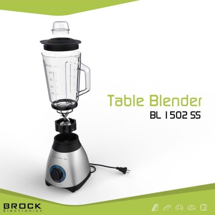 Brock BL 1502 SS stalinis blenderis, 500 W, plieno / juodas
