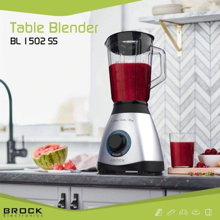 Brock BL 1502 SS stalinis blenderis, 500 W, plieno / juodas