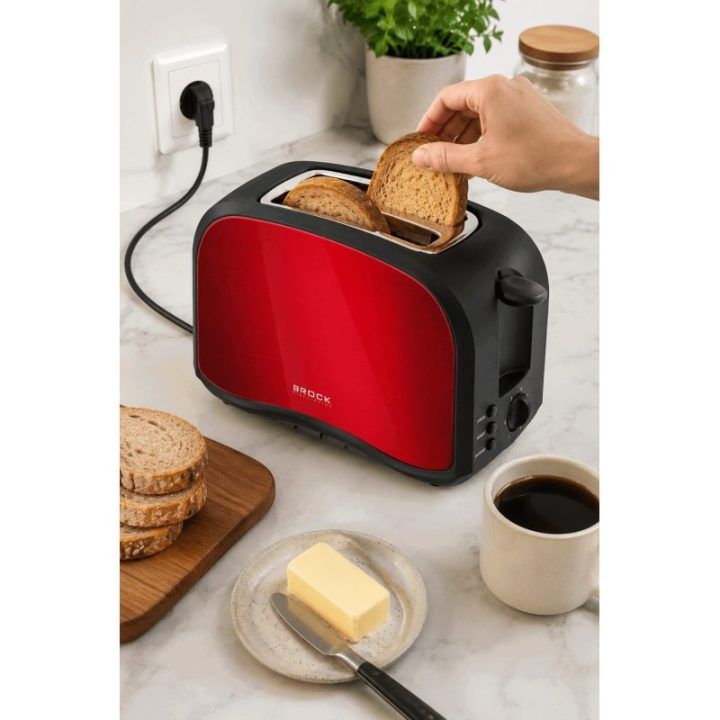 Brock BT 1002 RD skrudintuvas, 800 W, raudonas