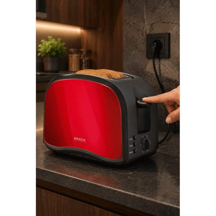 Brock BT 1002 RD skrudintuvas, 800 W, raudonas