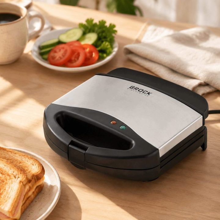 Brock SPM 3006 S sumuštinių keptuvė 750 W, plieninė