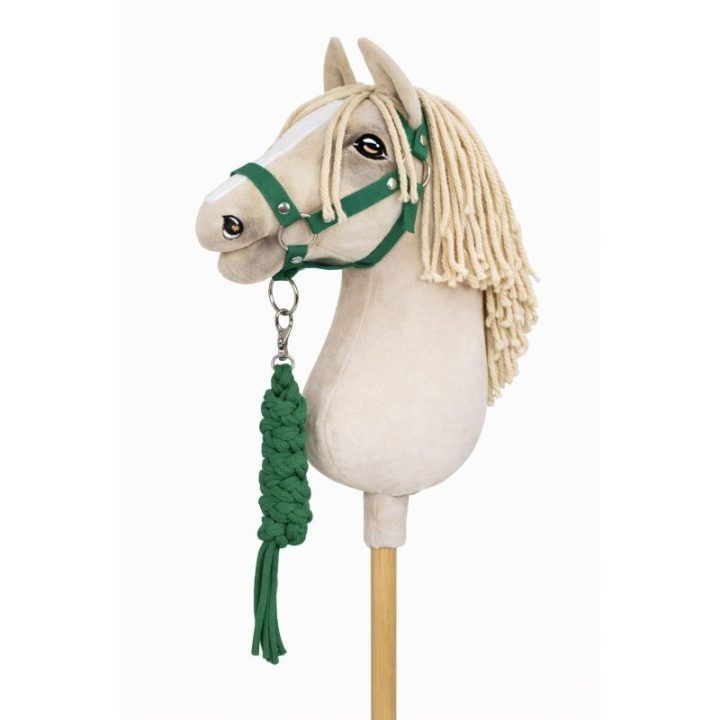 Hobby Horse žaislinio žirgo pavadėlis ir kantaras A3, žalias