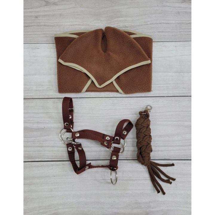 Hobby Horse kamanų rinkinys A3 su pavadėliu, rudas