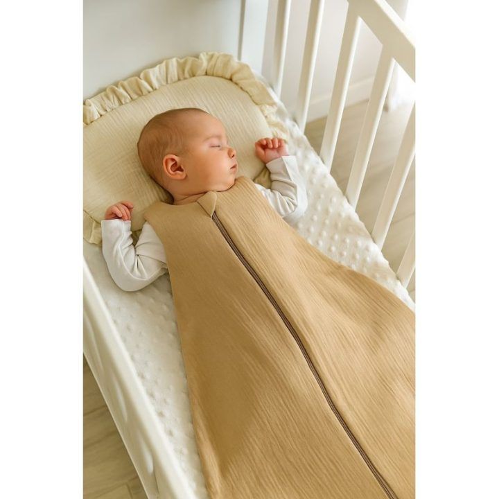 Vasaros kūdikio miegmaišis su kojytėmis My Sweet Baby, camel, TOG 1.0