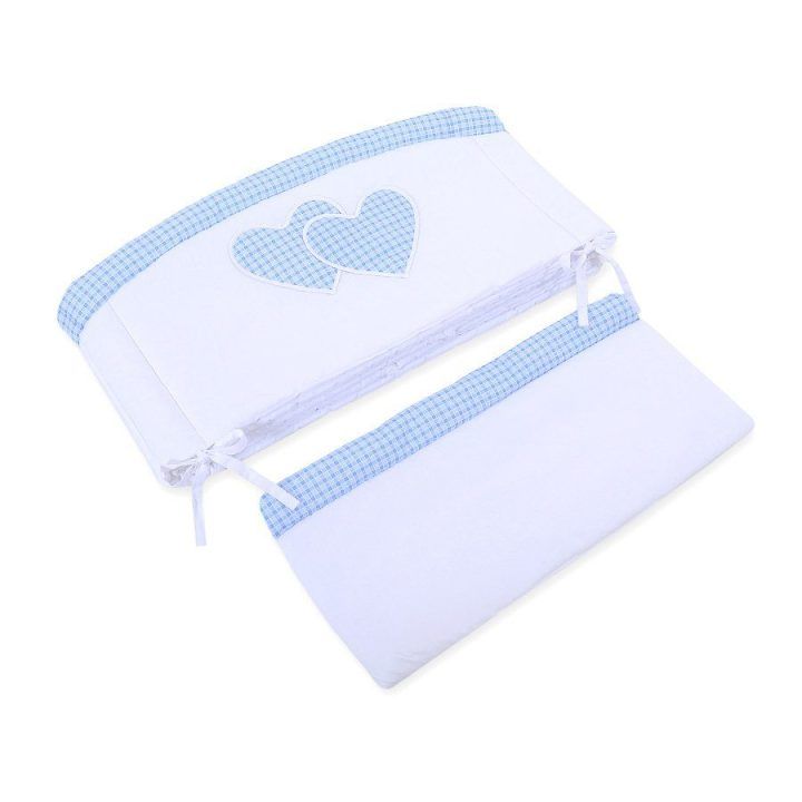Lovytės apsaugėlė XXL Hearts blue checkered BOBONO