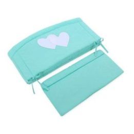 Universali XXL lovytės apsaugėlė „Hearts Mint“ BOBONO