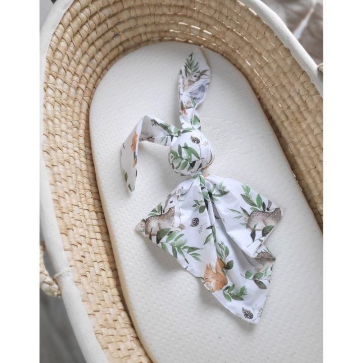 Minkštas kūdikio migdukas–žaislas zuikutis DOUDOU Woodland Green