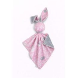 Minkštas žaislas-kramtukas DOUDOU Pink Bunnies, pilkas