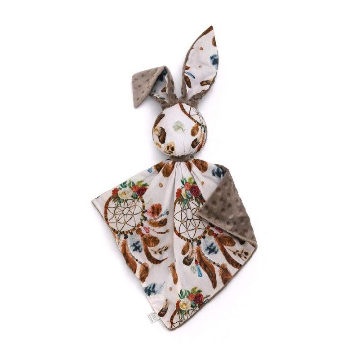 Minkštas žaislas zuikutis DOUDOU Dream Catchers, rudas