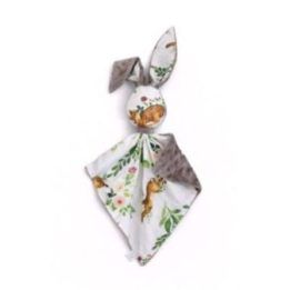 Dvipusis kūdikio migdukas My Sweet Baby DOUDOU In the forest – pilkas
