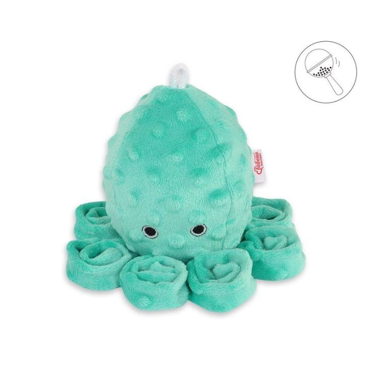 Minkštas aštuonkojis barškutis Mint taškeliai minky