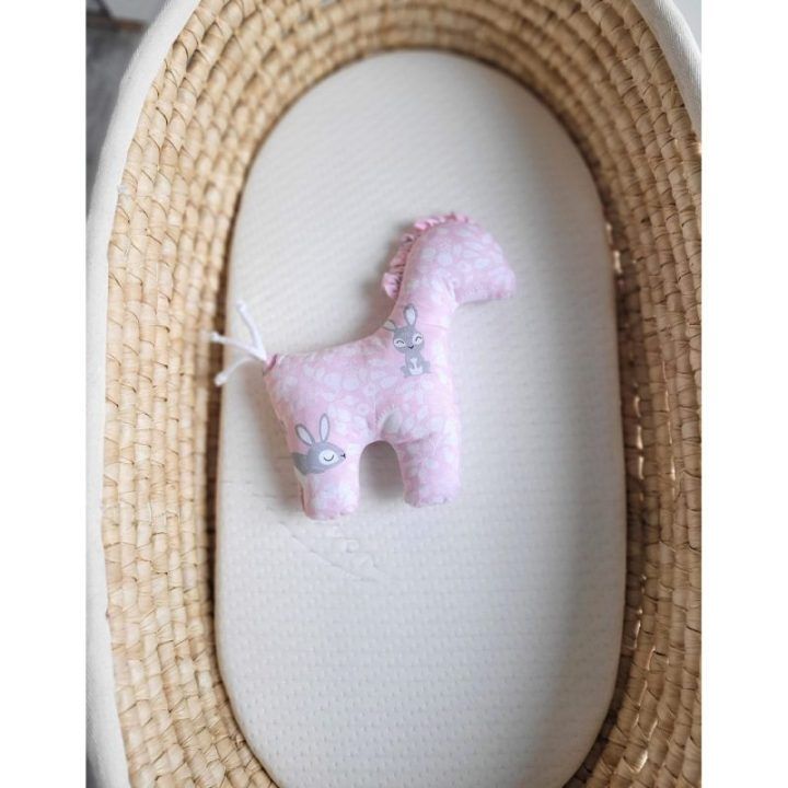 Pliušinis žaislas arkliukas My Sweet Baby Pink Bunnies