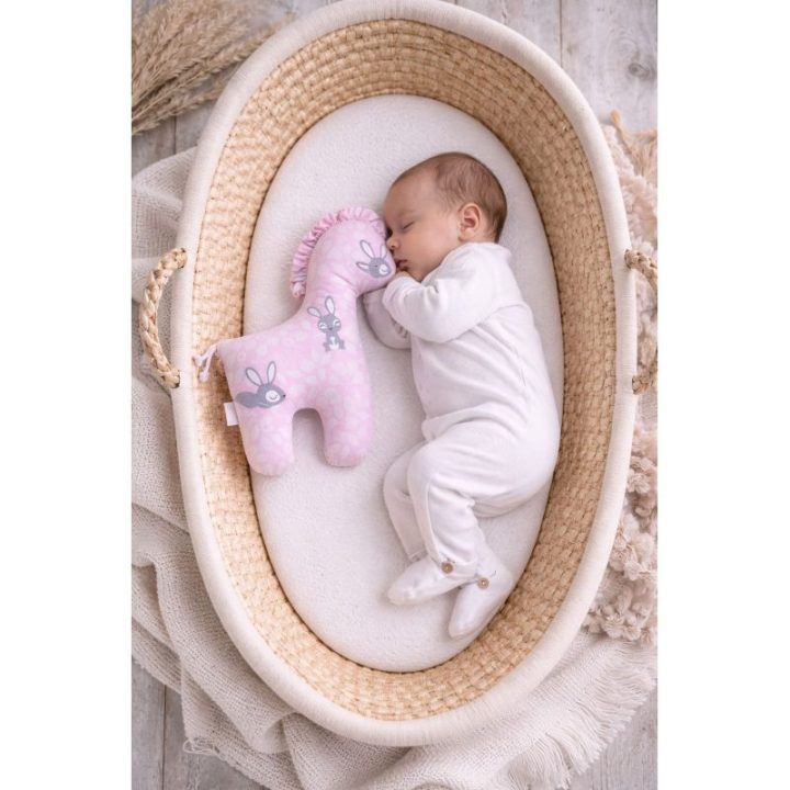 Pliušinis žaislas arkliukas My Sweet Baby Pink Bunnies