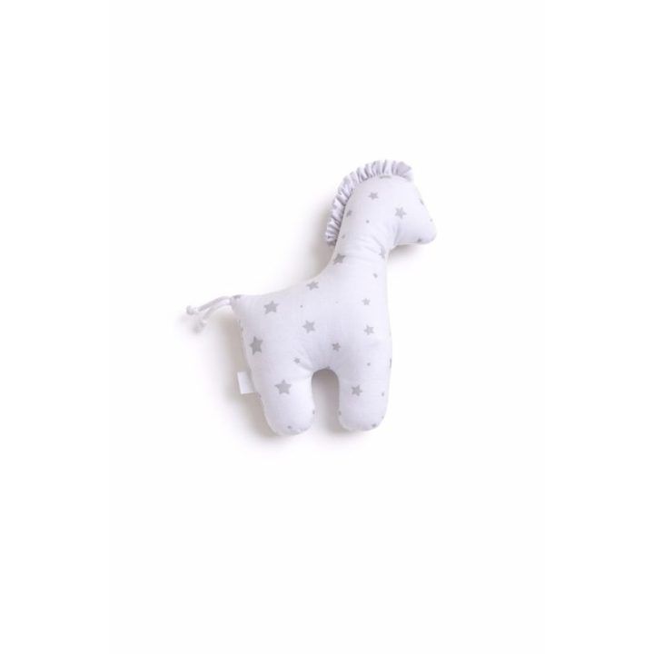 Minkštas pliušinis žaislas arkliukas LUCKY Horse Mini Gray Stars