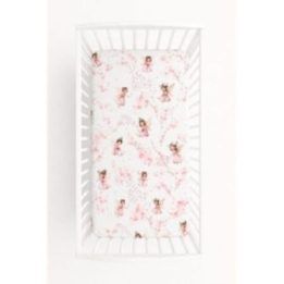 Paklodė su guma kūdikio lovytei 120 × 60 cm Blossom Fairies