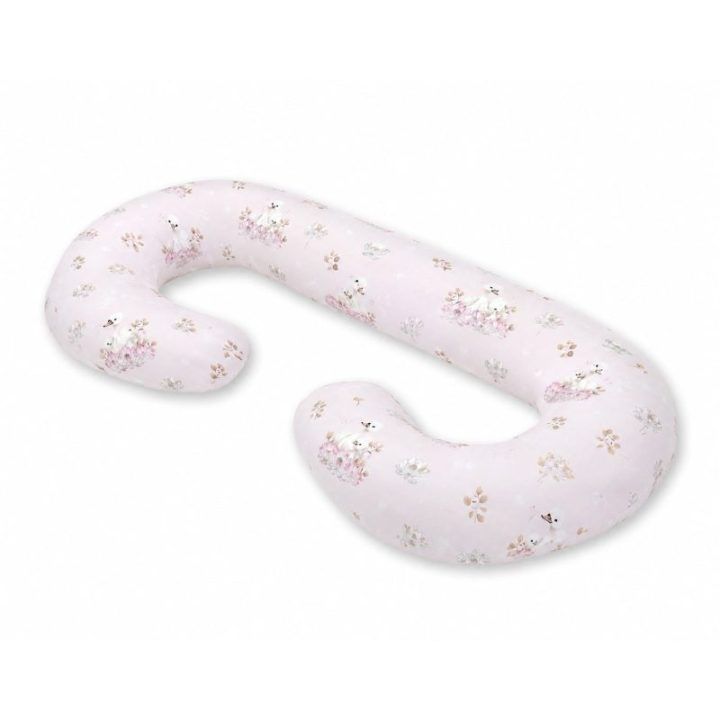 Nėštumo pagalvės C formos papildomas užvalkalas My Sweet Baby Little Swans