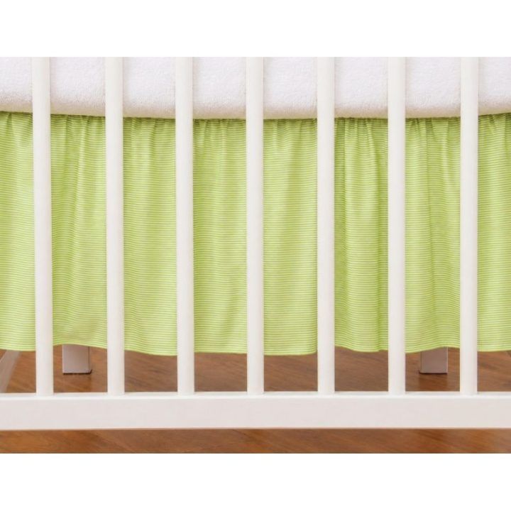 Lovyčių sijonas 120 × 60 cm žalias dryžuotas
