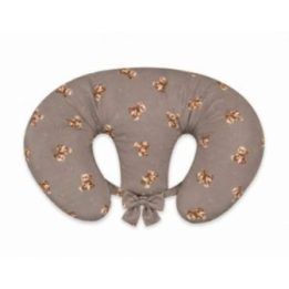 Maitinimo pagalvės užvalkalas dviem kūdikiams BOBONO Toffee Teddy