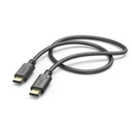 Hama USB-C į USB-C įkrovimo laidas 1,5 m, juodas