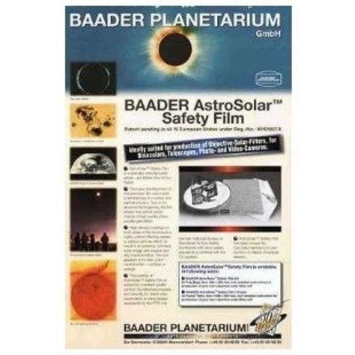 Baader Planetarium Saulės filtro folija teleskopui