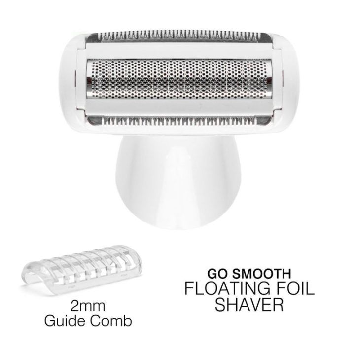 Rio Go Smooth 4-in-1 moteriškas skustuvas ir bikini trimeris, baltas