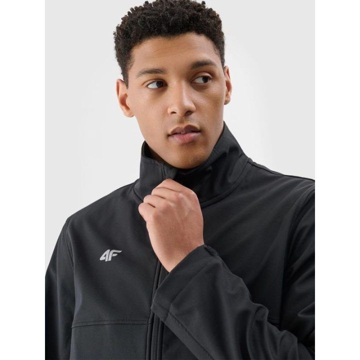 Vyriška softshell striukė 4F su NeoDry 5000 membrana, juoda