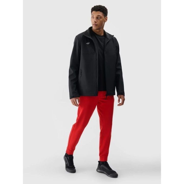 Vyriška softshell striukė 4F su NeoDry 5000 membrana, juoda