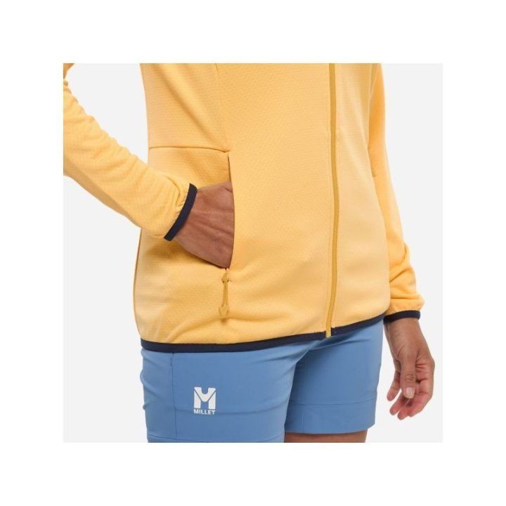 Moteriškas džemperis su gobtuvu MILLET Lokka Hoodie III, geltonas
