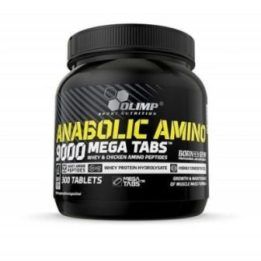Amino rūgštys Olimp Anabolic Amino 9000 Mega Caps 300 tablečių