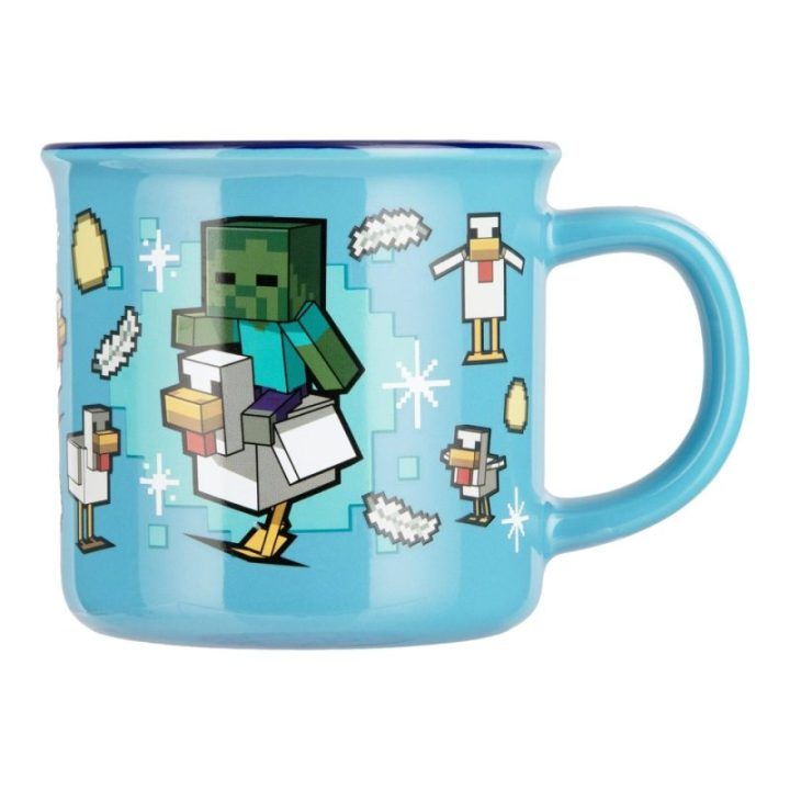 Paladone Minecraft Chicken Jockey termosikeičiantis puodelis, 350 ml