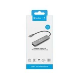 Sandberg USB-C 6-in-1 MediaDock dokas