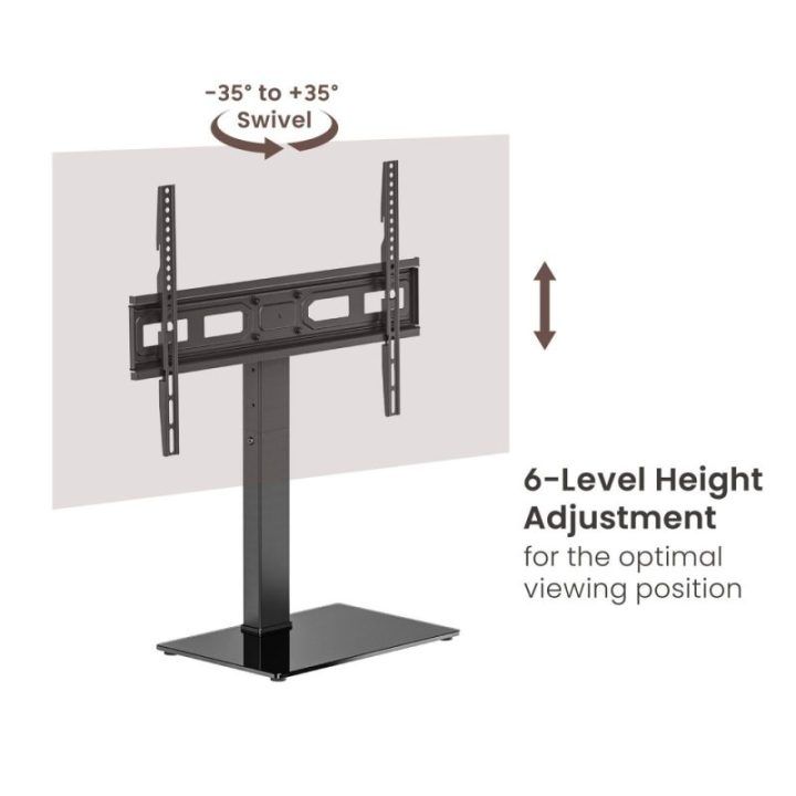 Televizoriaus grindinis stovas Sbox FS-306, 37–75", iki 40 kg