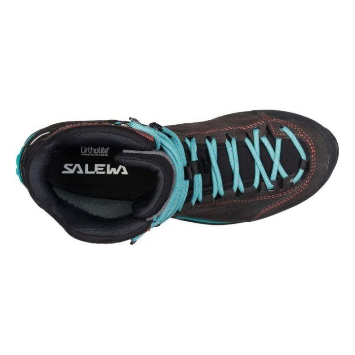 Moteriški lauko batai Salewa MTN Trainer Mid GTX, juodi ir mėlyni